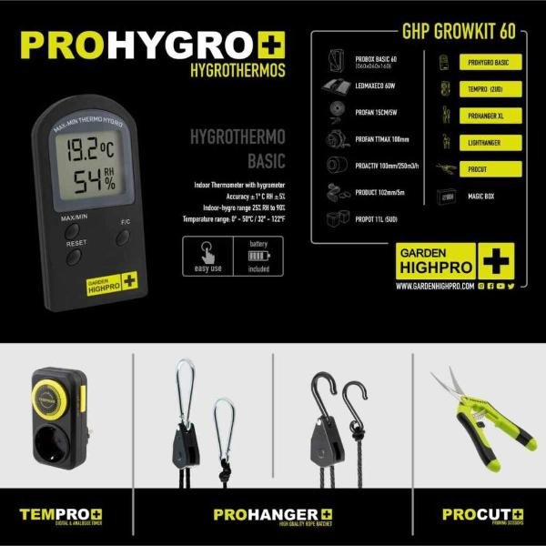 Garden HighPRO 60x60x160cm rinkinys Garden HighPRO 60x60x160cm rinkinys